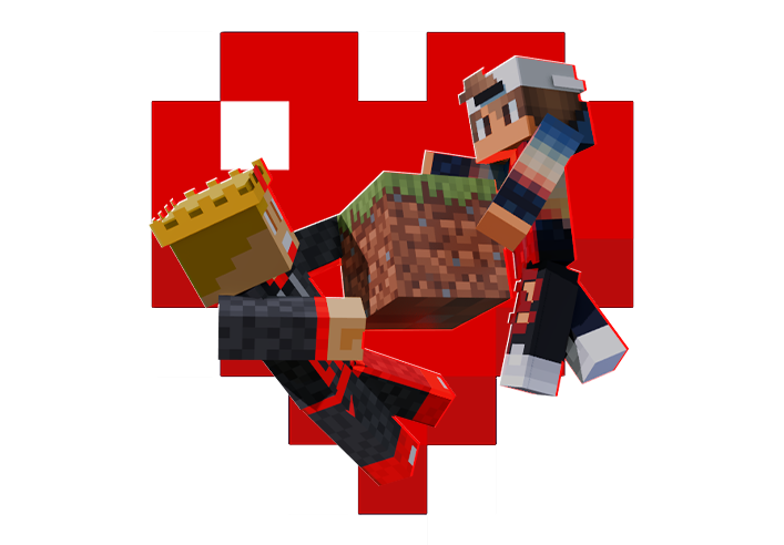 Minecraft heart — WiseHosting is Minecraft-only hosting